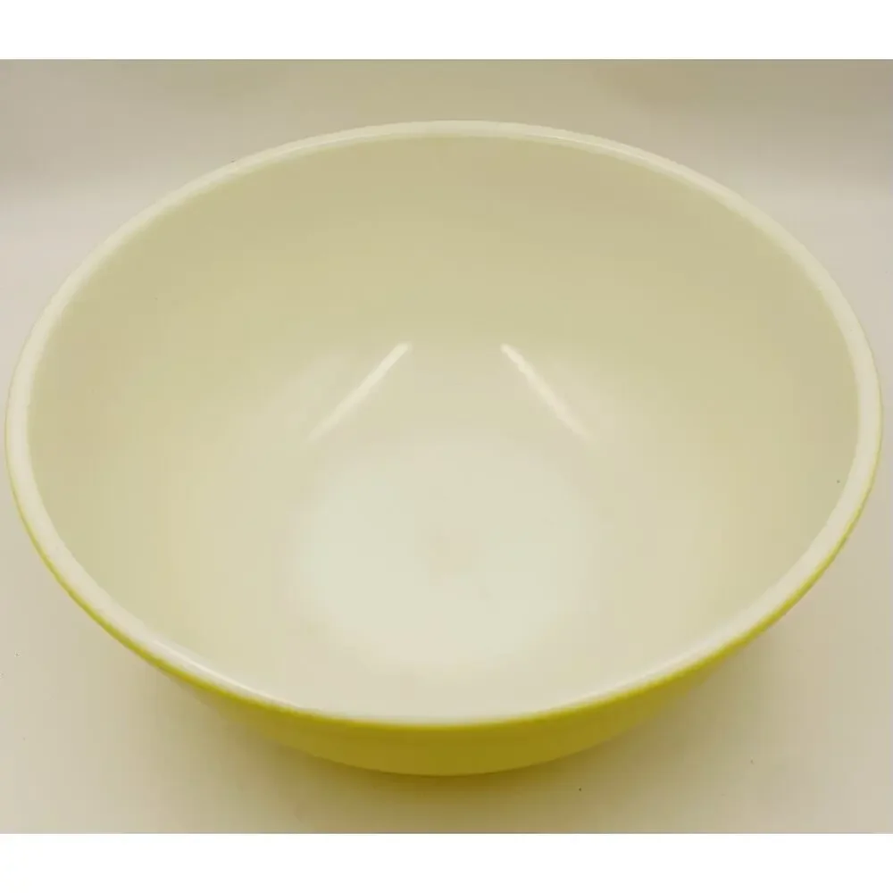Vintage Pyrex 404 Yellow Primary Mixing Nesting Bowl 4qt USA 10.25” Ovenware MCM